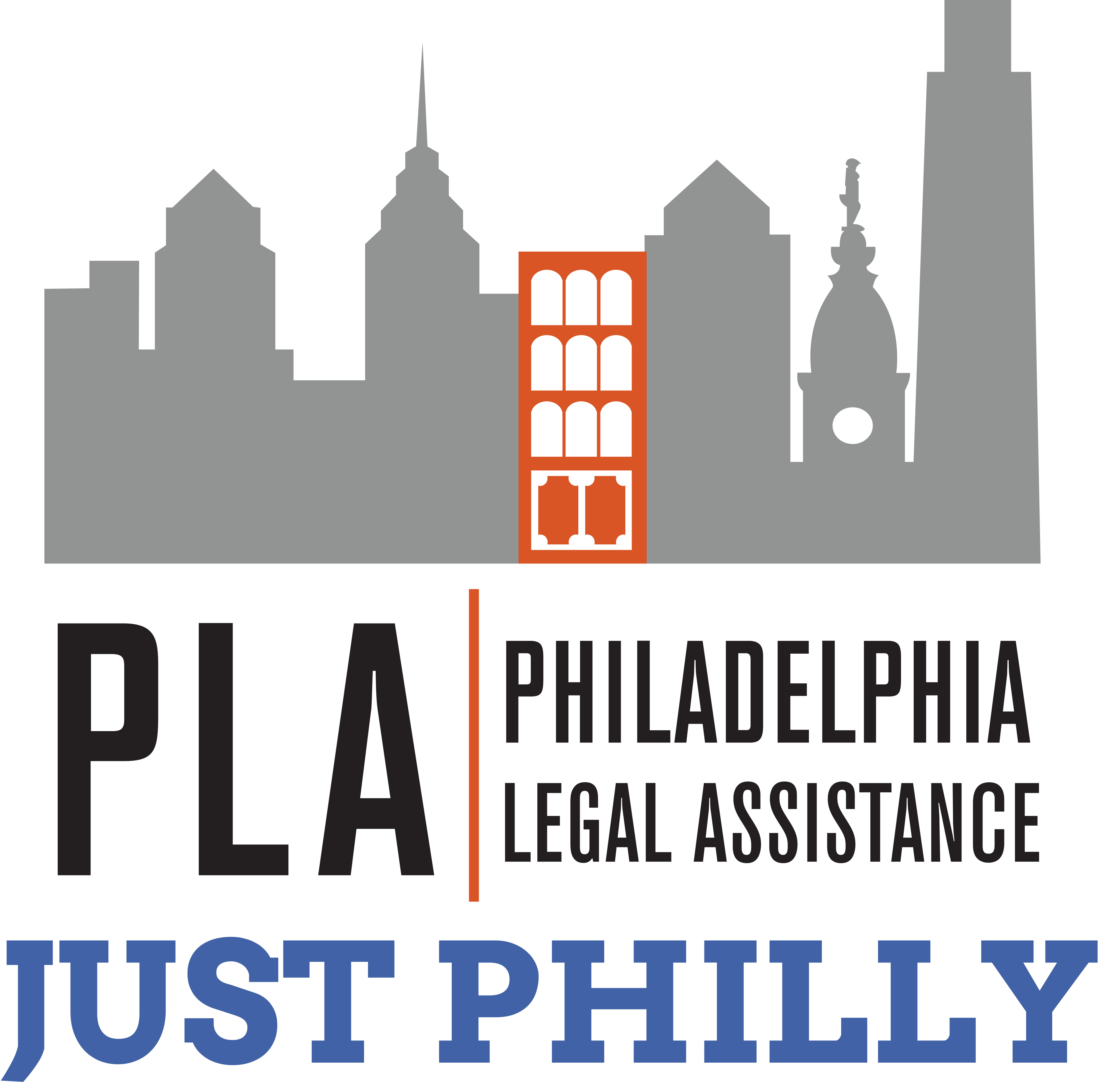 Philadelphia Legal Assistance Just Philly logo
